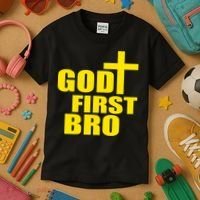 God First Bro Kids T-Shirt thumb 3
