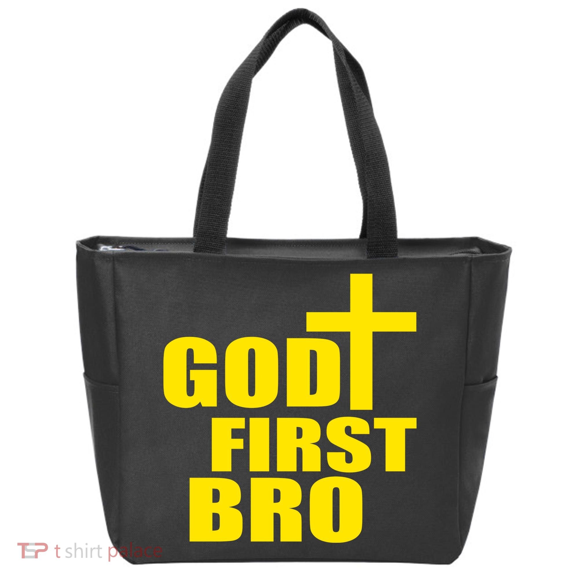 God First Bro Tote Bag