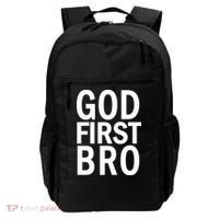 God First Bro Christian Backpack thumb 0
