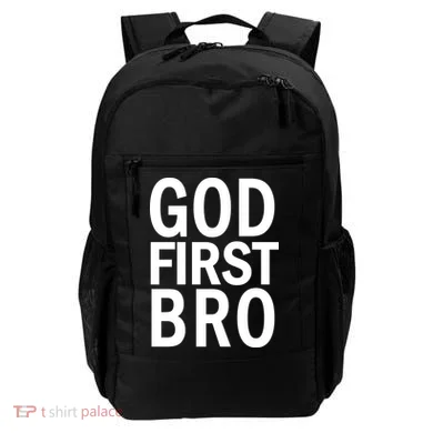 God First Bro Christian Backpack
