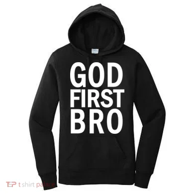 God First Bro Christian Women's Hoodie