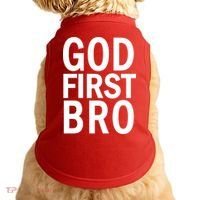 God First Bro Christian Doggie Tank thumb 0
