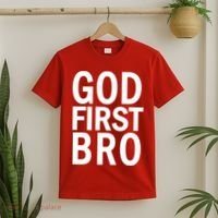 God First Bro Christian T-Shirt thumb 2