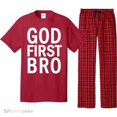 God First Bro Christian Pajama Set