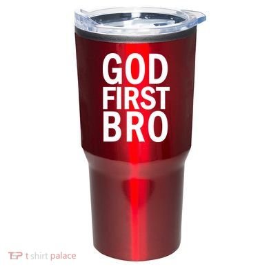God First Bro Christian Tumbler