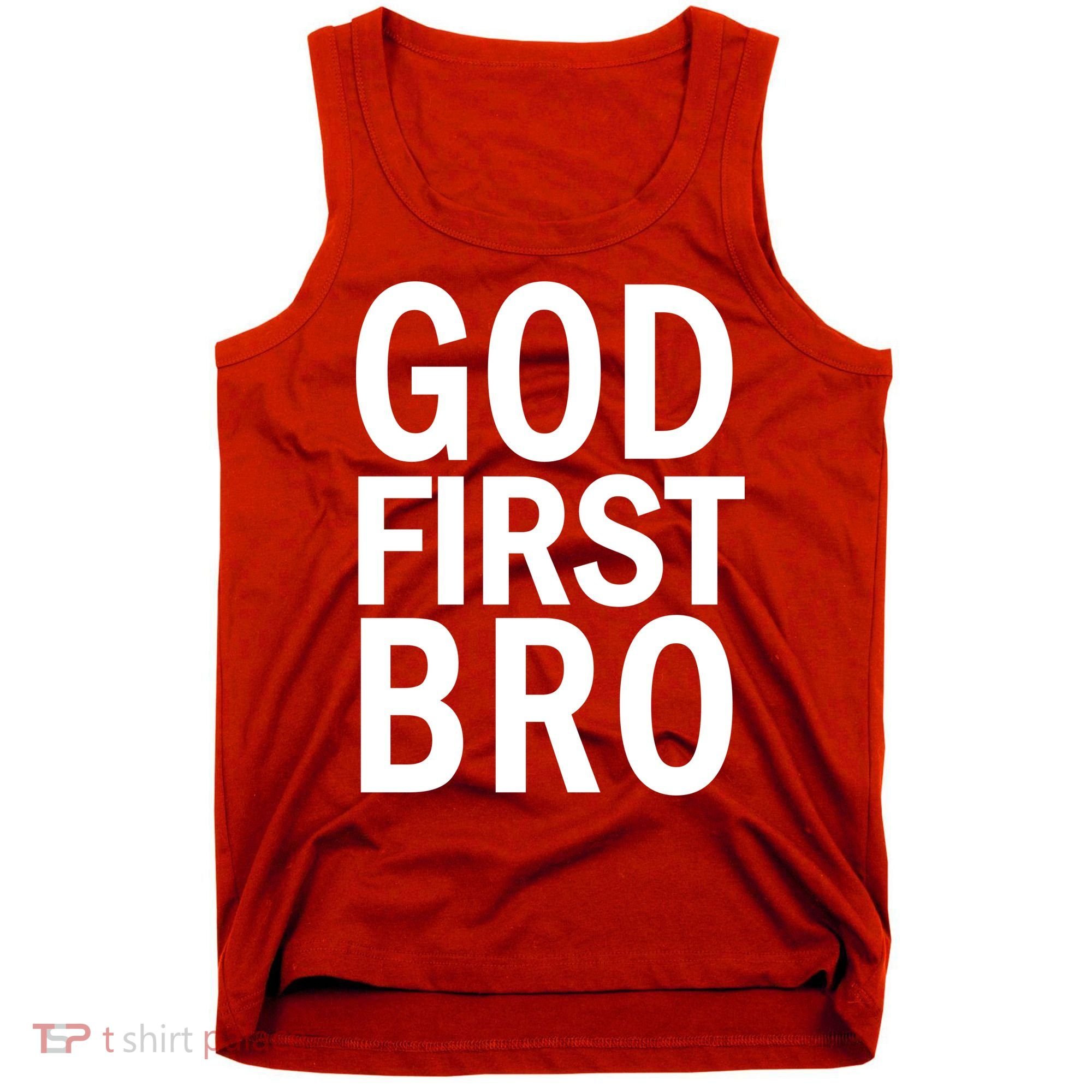 God First Bro Christian Tank Top