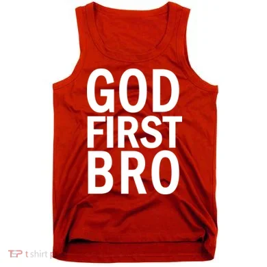 God First Bro Christian Tank Top