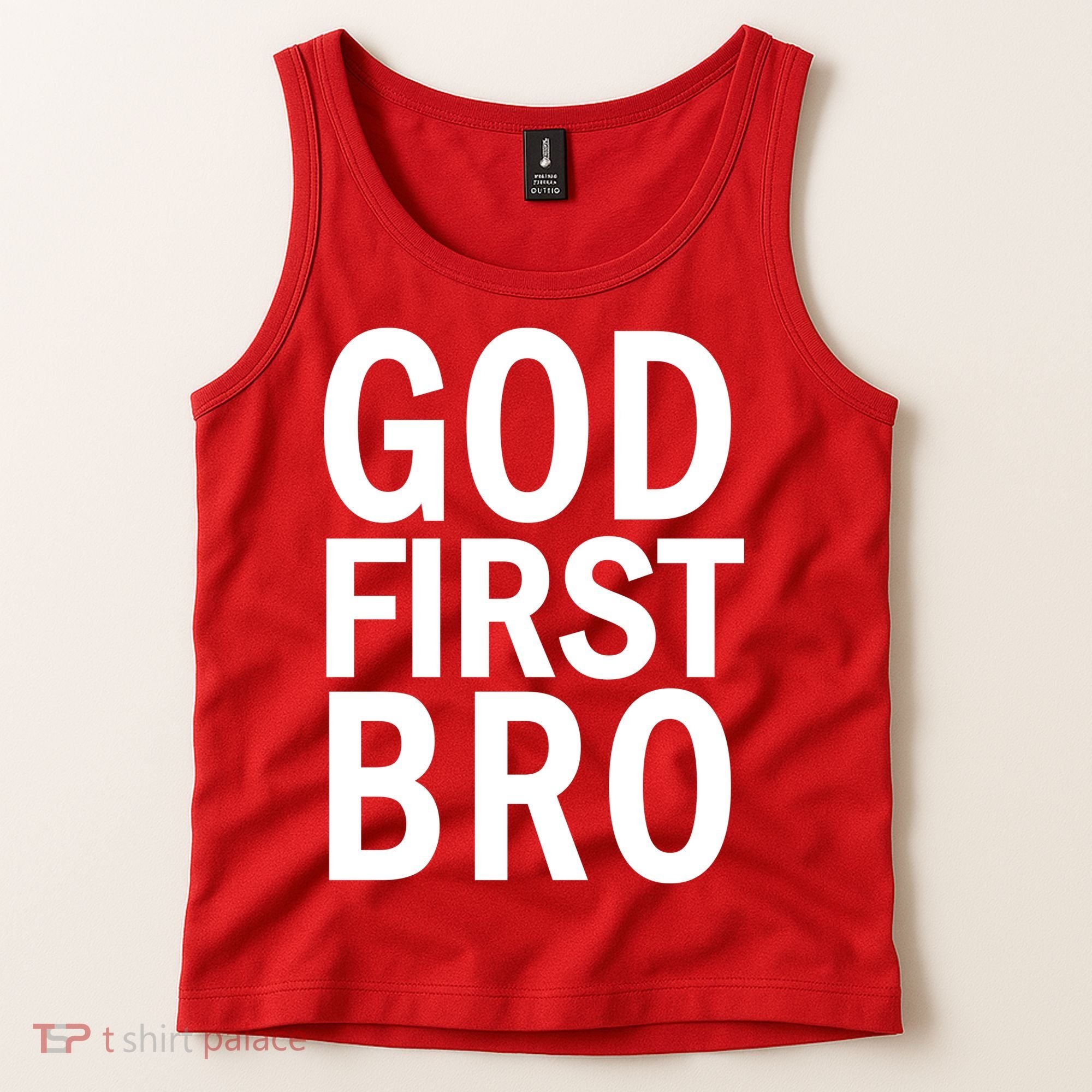 God First Bro Christian Tank Top