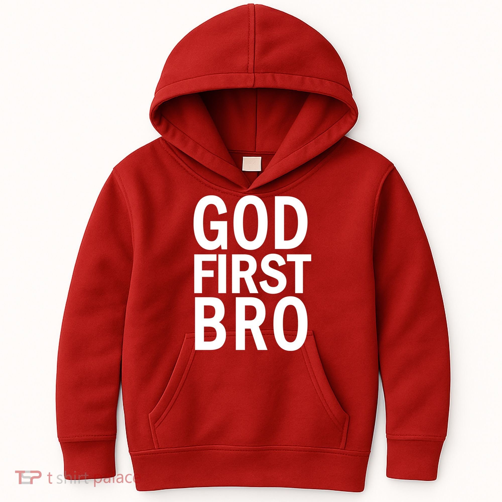 God First Bro Christian Kids Hoodie