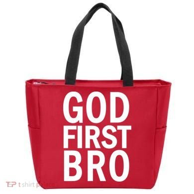 God First Bro Christian Tote Bag