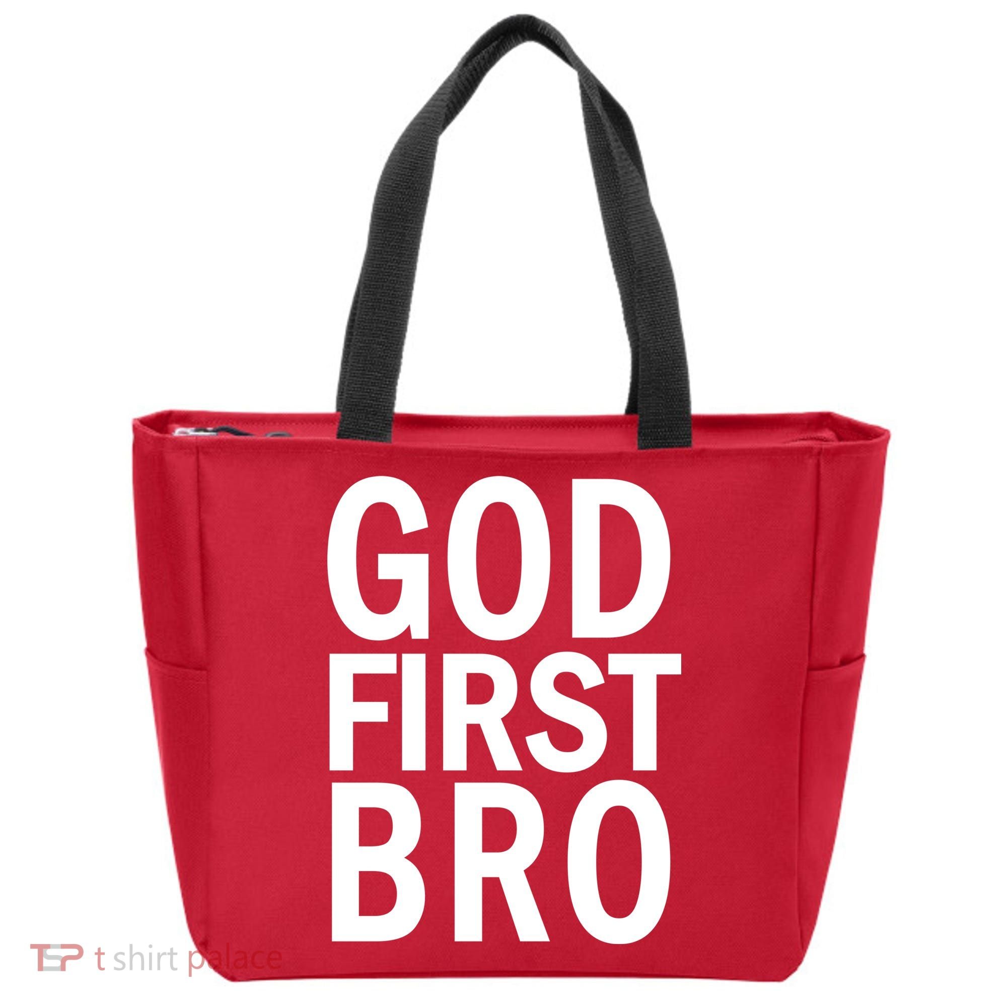God First Bro Christian Tote Bag