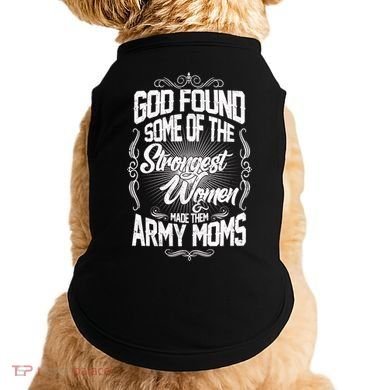 God Found Strong Army Moms Doggie Tank