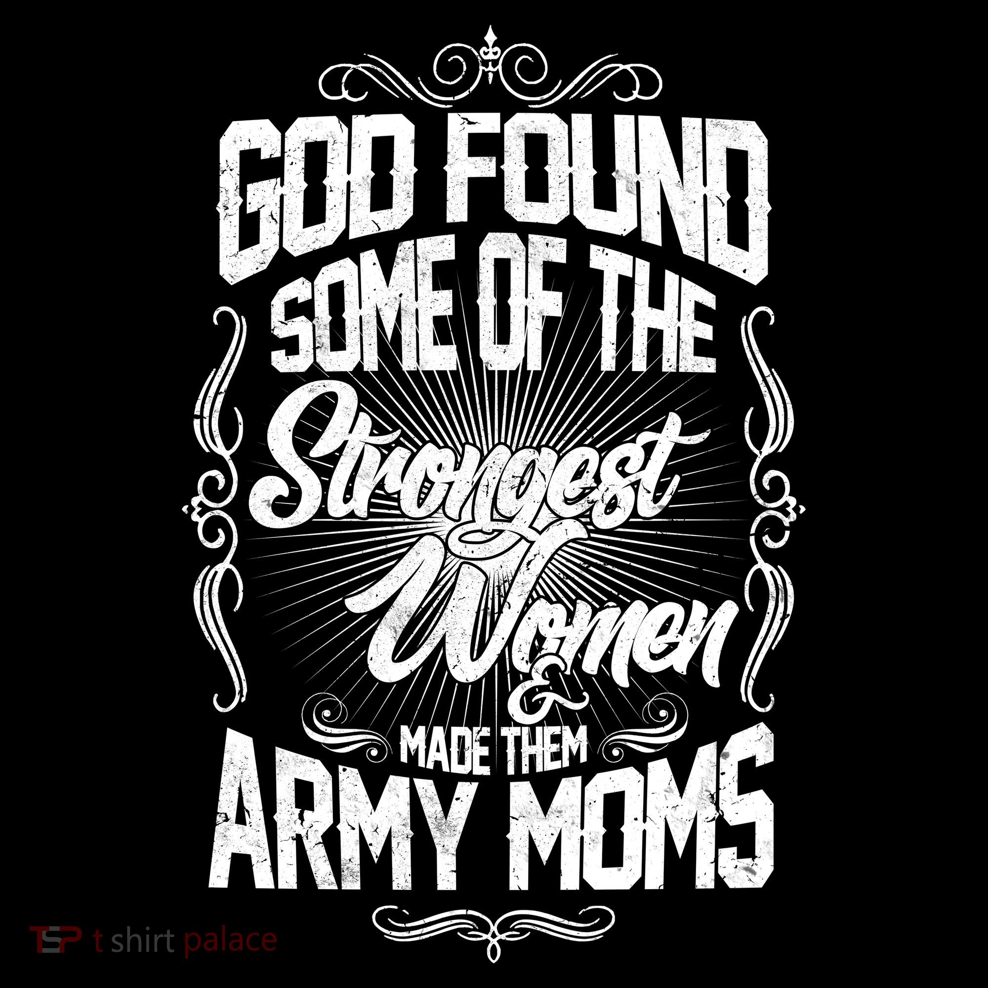 God Found Strong Army Moms USA-Made Doggie Bandana