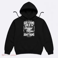 God Found Strong Army Moms Hoodie thumb 0
