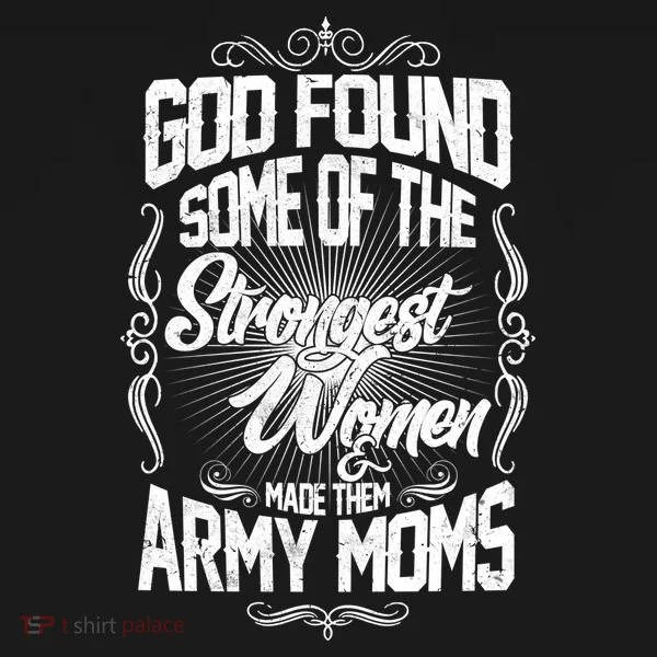 God Found Strong Army Moms Baby Bodysuit