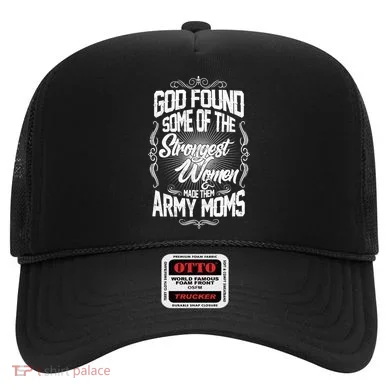 God Found Strong Army Moms Hat