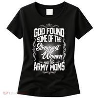 God Found Strong Army Moms Women's T-Shirt thumb 0