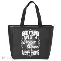 God Found Strong Army Moms Tote Bag thumb 0