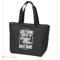 God Found Strong Army Moms Tote Bag thumb 3
