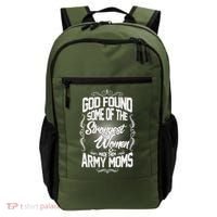 God Found Strong Army Moms Backpack thumb 0