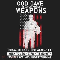God Gave Weapons To Fight Evil Tumbler thumb 3