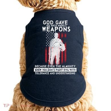 God Gave Weapons To Fight Evil Doggie Tank