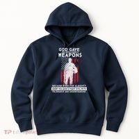 God Gave Weapons To Fight Evil Hoodie thumb 0