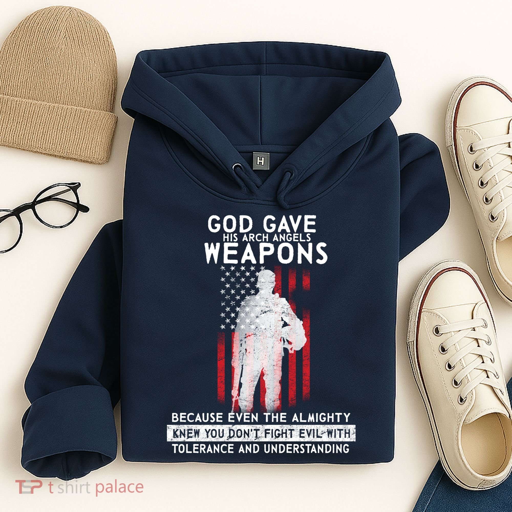 God Gave Weapons To Fight Evil Hoodie