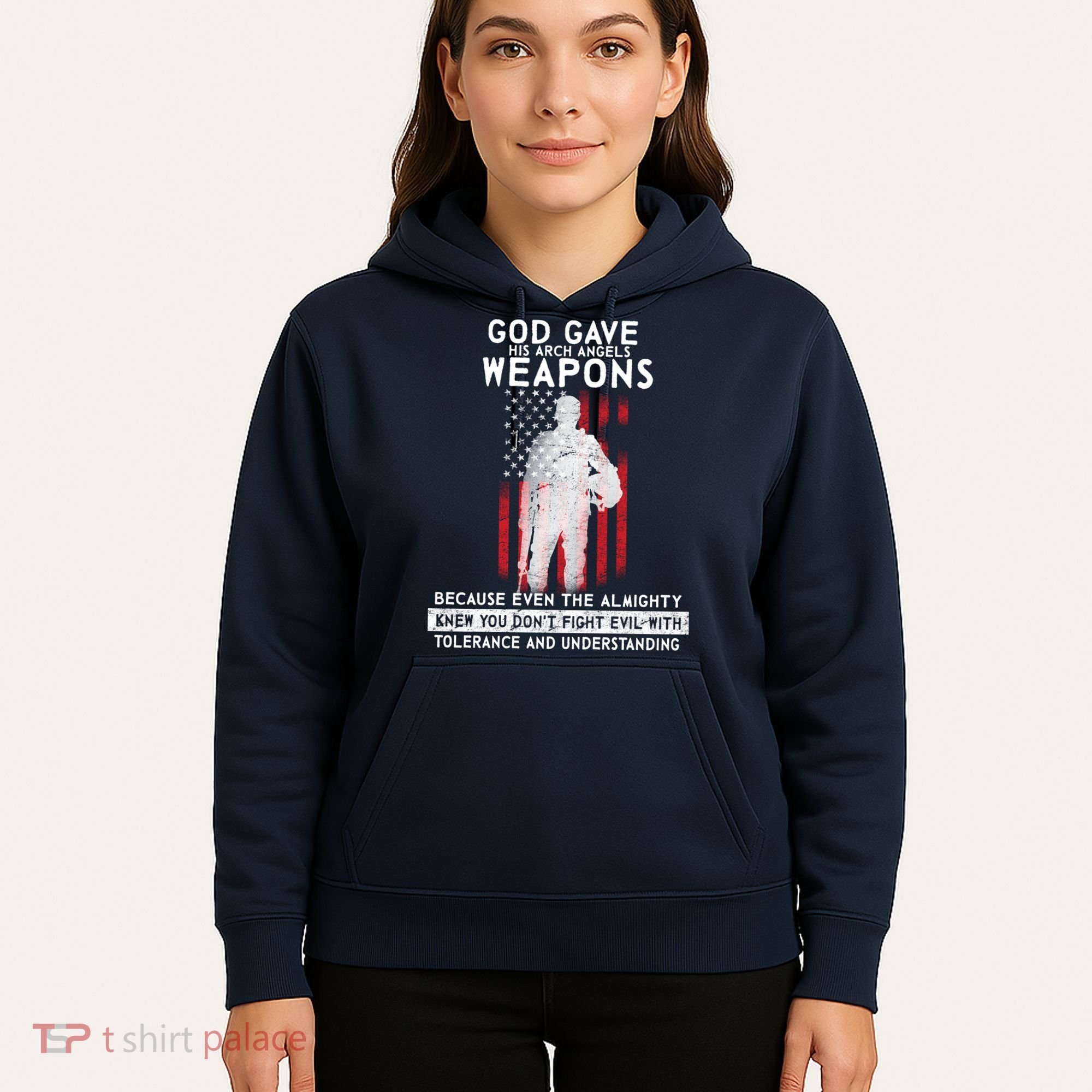 God Gave Weapons To Fight Evil Hoodie