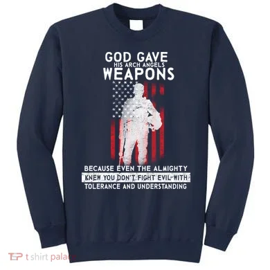 God Gave Weapons To Fight Evil Sweatshirt