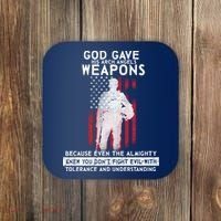 God Gave Weapons To Fight Evil Coaster thumb 0