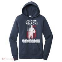 God Gave Weapons To Fight Evil Women's Hoodie thumb 0