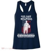God Gave Weapons To Fight Evil Women's Tank Top thumb 0