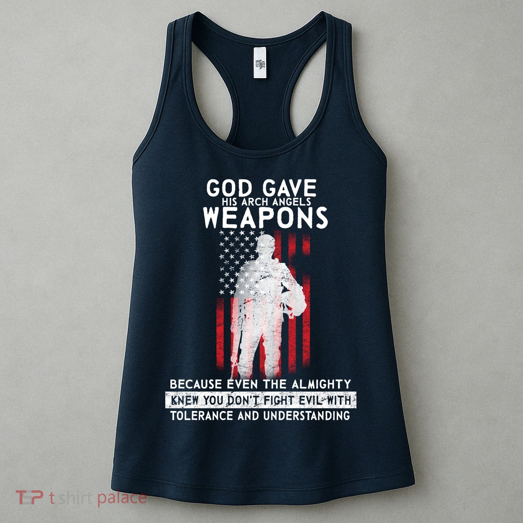 God Gave Weapons To Fight Evil Women's Tank Top