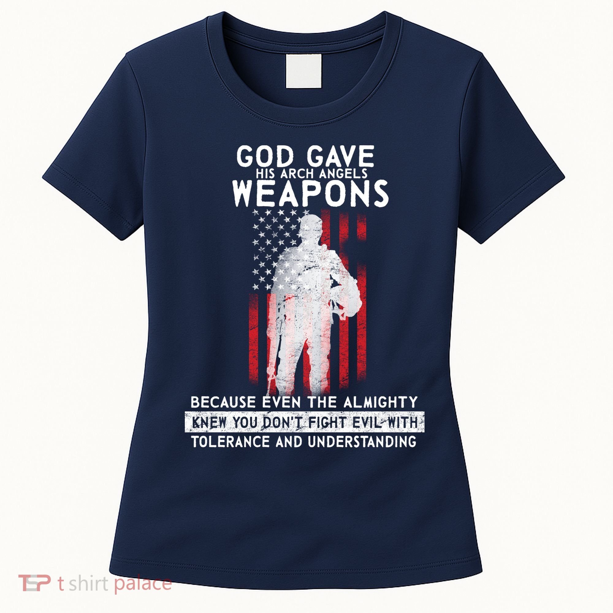 God Gave Weapons To Fight Evil Women's T-Shirt