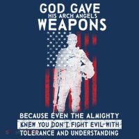 God Gave Weapons To Fight Evil Women's T-Shirt thumb 6