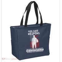 God Gave Weapons To Fight Evil Tote Bag thumb 2