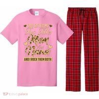 God Gifted Me Two Titles Mom and Nana Pajama Set thumb 0