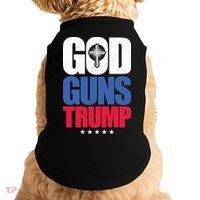 God Guns & Donald Trump Doggie Tank thumb 0