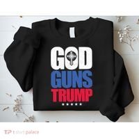 God Guns & Donald Trump Sweatshirt thumb 2