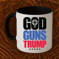 God Guns & Donald Trump Coffee Mug thumb 2
