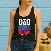 God Guns & Donald Trump Women's Tank Top thumb 2