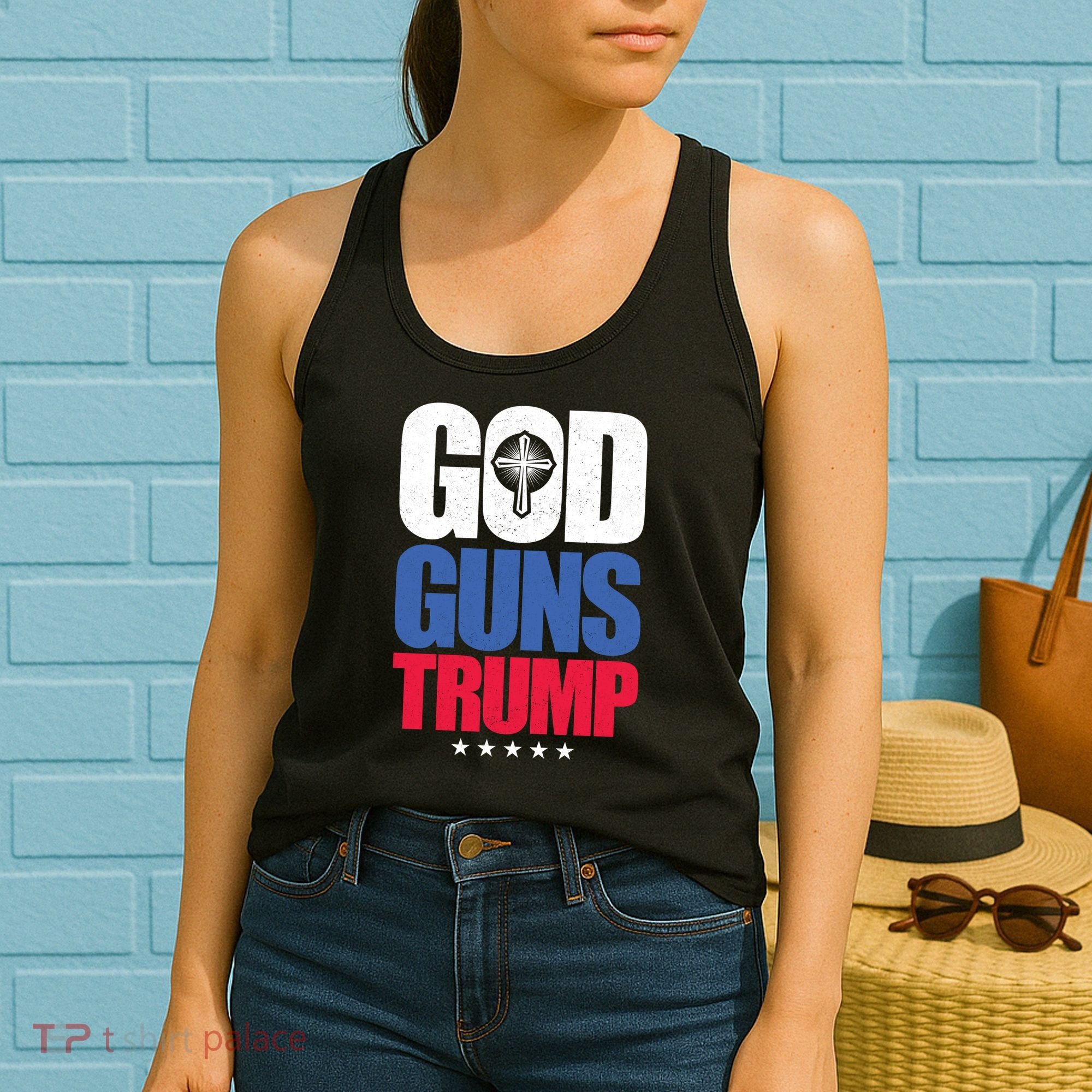 God Guns & Donald Trump Women's Tank Top