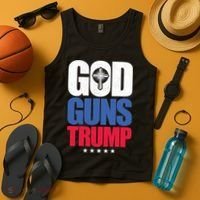 God Guns & Donald Trump Tank Top thumb 4