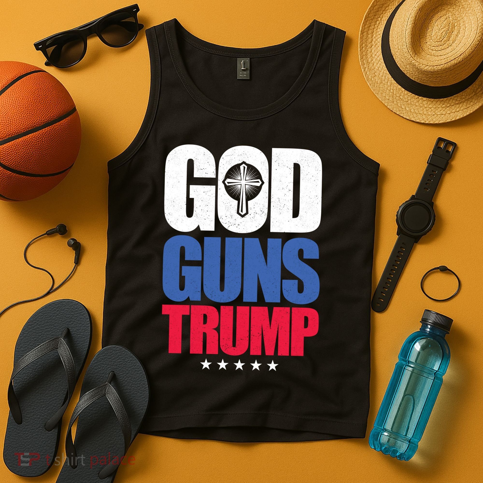 God Guns & Donald Trump Tank Top