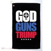 God Guns & Donald Trump Golf Towel thumb 0