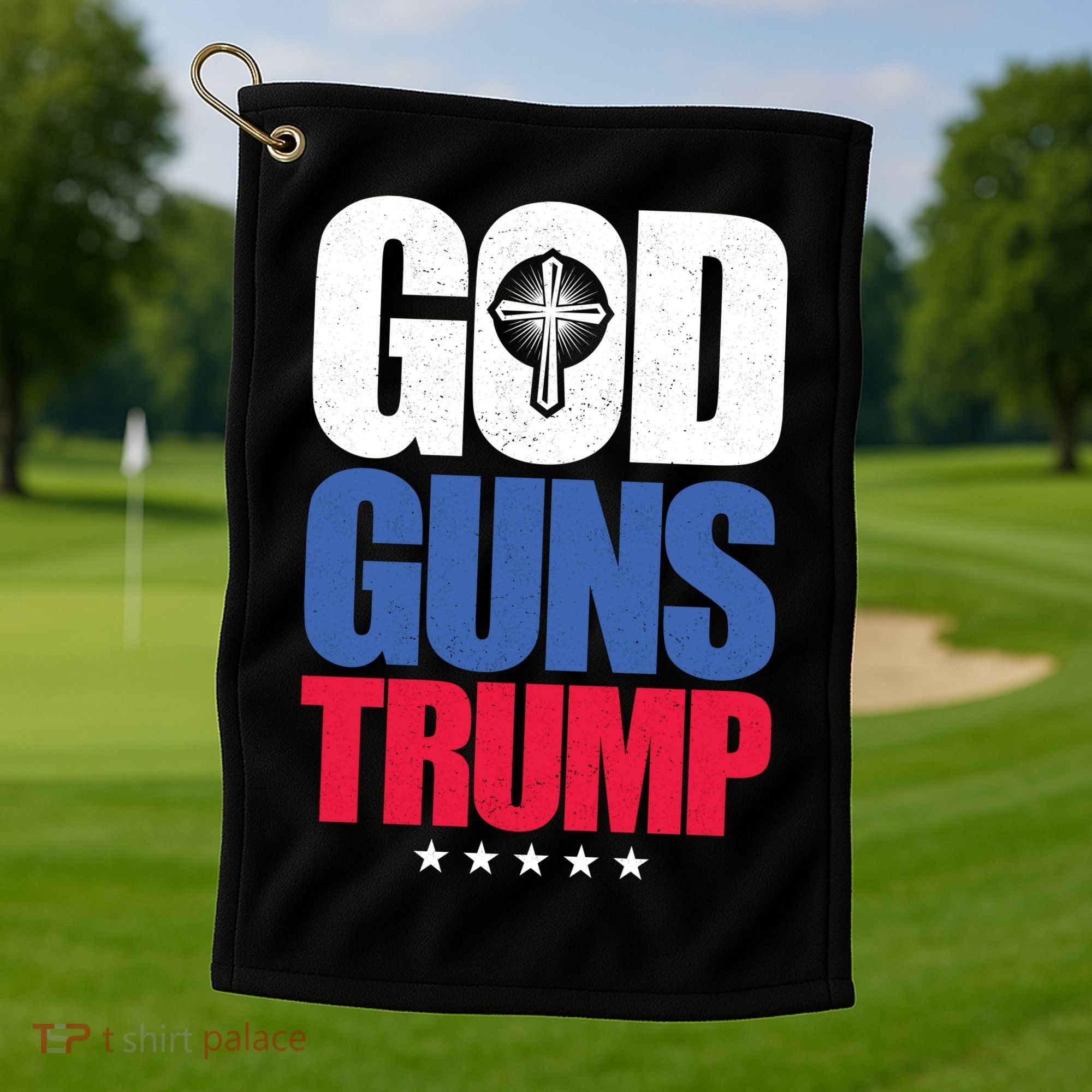 God Guns & Donald Trump Golf Towel