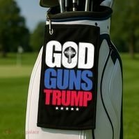 God Guns & Donald Trump Golf Towel thumb 2
