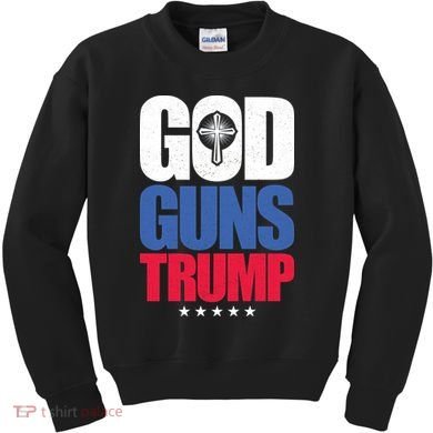 God Guns & Donald Trump Kids Sweatshirt