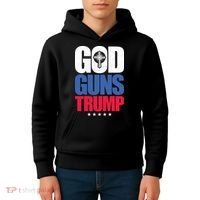 God Guns & Donald Trump Kids Hoodie thumb 4